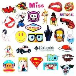 Vélo Original 25 Stickers Originaux Pour Vélo -Sonnettes et klaxons pour vélo Soldes 25 stickers originaux pour velo 2