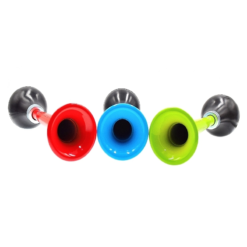 ATOO 3 Klaxons A Poire Colorés - Orange / Bleu / Vert -Sonnettes et klaxons pour vélo Soldes 3 klaxons a poire colores orange bleu vert 2