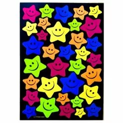 Vélo Original 34 Autocollants étoiles Smiley Pour Vélo Enfant