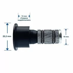 Humpert - Ergotec Adaptateur Ergotec - Montage Rétroviseur Embout De Guidon -Sonnettes et klaxons pour vélo Soldes adaptateur ergotec montage retroviseur embout de guidon 4