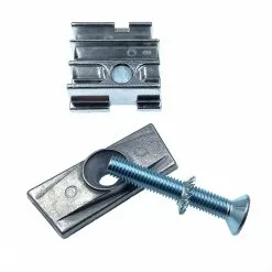 Adapteur Plaque Pour Béquille Double Argent Hebie -Sonnettes et klaxons pour vélo Soldes adapteur plaque pour bequille double argent hebie 4