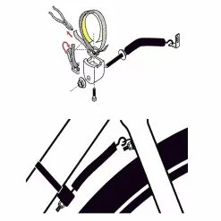 Amortisseur Direction Vélo Fourche Suspendue - Hebie -Sonnettes et klaxons pour vélo Soldes amortisseur direction velo fourche suspendue hebie 2