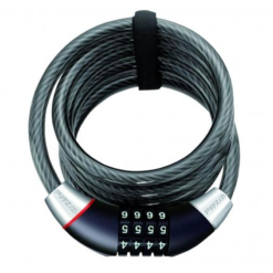 Antivol Câble Spiral ZEFAL K-TRAZ C12 CODE (12 Mm X 185 Cm)