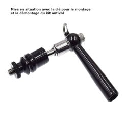 ATOO Antivol Pour Selle Et Roue Contre Le Vol Du Vélo -Sonnettes et klaxons pour vélo Soldes antivol pour selle et roue contre le vol du velo 2