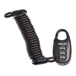 Antivol Spiral à Code Pour Accessoires Vélo XLC 3 X 1200 Mm