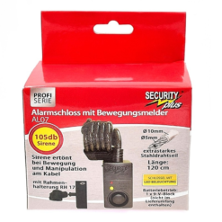 Point Antivol Spirale Avec Alarme Sirène Security Plus -Sonnettes et klaxons pour vélo Soldes antivol spirale avec alarme sirene security plus 3