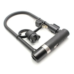 Antivol U Axa Newton, 230x140mm, 3 Clefs, + Support Tige Selle/Cadre