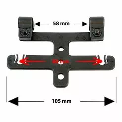 Q-Lite Attache Pour Porte-bagage Arrière De Vélo Pour Fixation Feu -Sonnettes et klaxons pour vélo Soldes attache pour porte bagage arriere de velo pour fixation feu 1 2