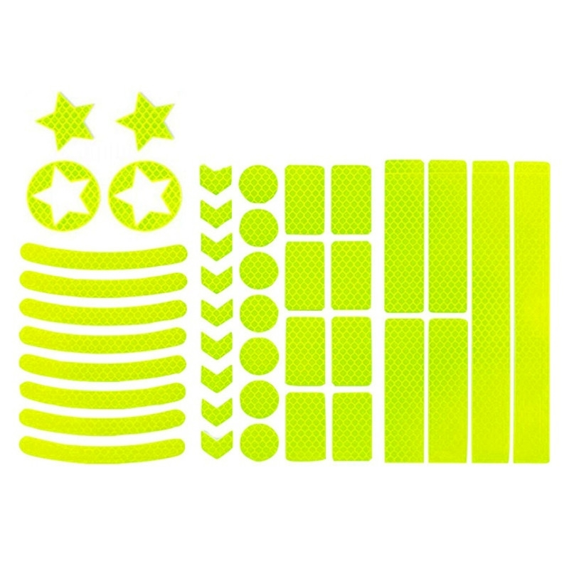 Vélo Original Autocollant Réfléchissant Pour Cadre Et Roue De Vélo, 42 Pièces 2 Vélo Original Autocollant Réfléchissant Pour Cadre Et Roue De Vélo, 42 Pièces – Image 2