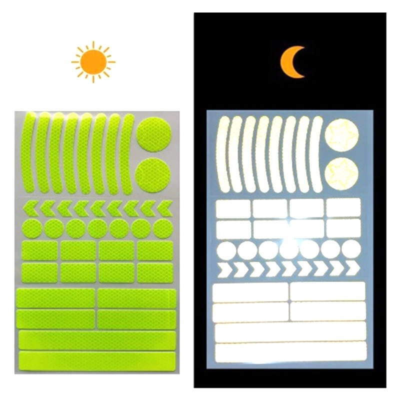 Vélo Original Autocollant Réfléchissant Pour Cadre Et Roue De Vélo, 42 Pièces 5 Vélo Original Autocollant Réfléchissant Pour Cadre Et Roue De Vélo, 42 Pièces – Image 5