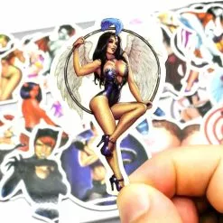 Autocollants De Filles Sexy Pour Décoration Sur Cadre Vélo -Sonnettes et klaxons pour vélo Soldes autocollants de filles sexy pour decoration sur cadre velo 4