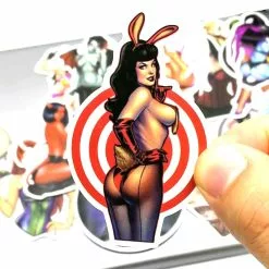 Autocollants De Filles Sexy Pour Décoration Sur Cadre Vélo -Sonnettes et klaxons pour vélo Soldes autocollants de filles sexy pour decoration sur cadre velo 5