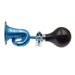 Funecobikes Avertisseur Sonore De Vélo Poire En Forme De Trompette - Bleu Martelé