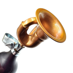 Funecobikes Avertisseur Sonore De Vélo Poire En Forme De Trompette - Cuivre -Sonnettes et klaxons pour vélo Soldes avertisseur sonore de velo poire en forme de trompette cuivre 2