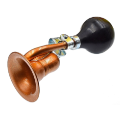 Funecobikes Avertisseur Sonore De Vélo Poire En Forme De Trompette - Cuivre -Sonnettes et klaxons pour vélo Soldes avertisseur sonore de velo poire en forme de trompette cuivre 3