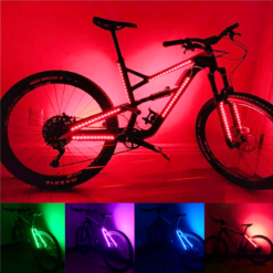 Sonnettes et klaxons pour vélo Soldes 42 Vélo Original Bande Lumineuse LED Décorative Pour Vélo Et Trottinette électrique