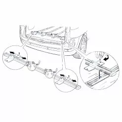 PERUZZO Barre De Fixation Pour Vélo Dans Le Coffre - GENOVA -Sonnettes et klaxons pour vélo Soldes barre de fixation pour velo dans le coffre genova 4