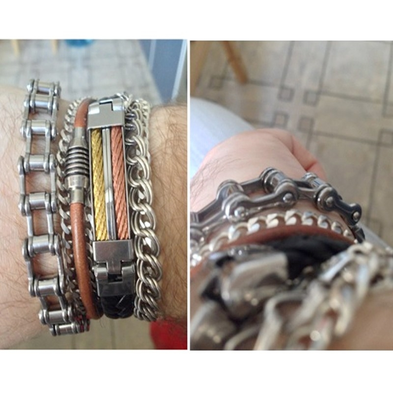 Funecobikes Bracelet Chaîne De Vélo Pour Homme 2 Funecobikes Bracelet Chaîne De Vélo Pour Homme – Image 2