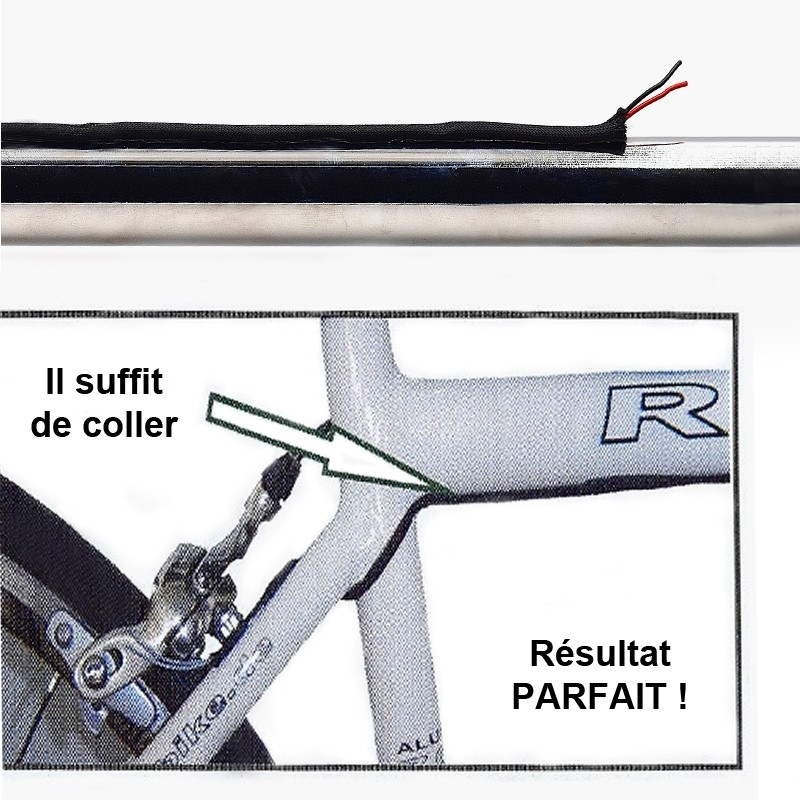 Funecobikes Câble électrique Autocollant Pour éclairage Vélo 2 Mètres 2 Funecobikes Câble électrique Autocollant Pour éclairage Vélo 2 Mètres – Image 2