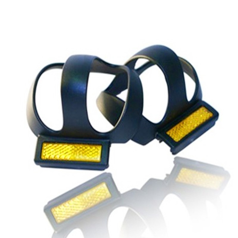Cales Pieds Pour Fixer Aux Pédales Lumineuses Pedalite 1 Cales Pieds Pour Fixer Aux Pédales Lumineuses Pedalite