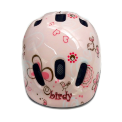 POLISPORT Casque Enfant BIRDY Pink 44 - 48 Cm -Sonnettes et klaxons pour vélo Soldes casque enfant birdy pink 44 48 cm 2