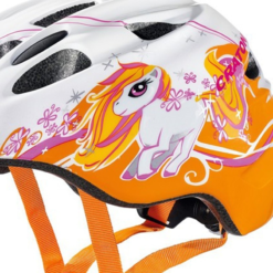 Casque Enfant CRATONI Akino - Orange Et Blanc -Sonnettes et klaxons pour vélo Soldes casque enfant cratoni akino orange et blanc 2