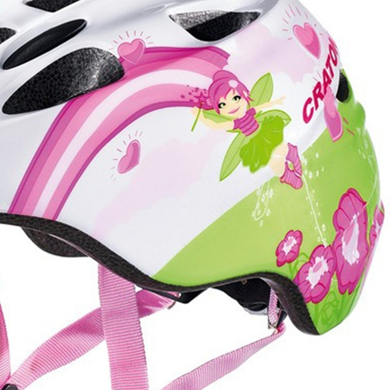 Casque Enfant CRATONI Akino - Rose Et Blanc 3 Casque Enfant CRATONI Akino - Rose Et Blanc – Image 3