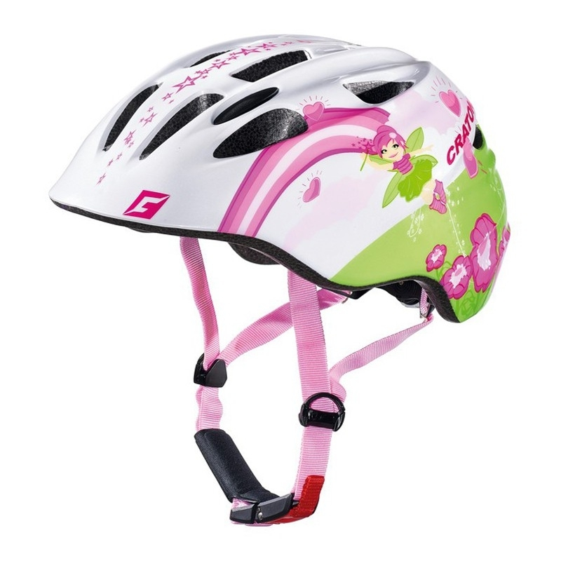 Casque Enfant CRATONI Akino - Rose Et Blanc 1 Casque Enfant CRATONI Akino - Rose Et Blanc
