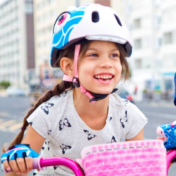 Casque Vélo Enfant Girafe Bleue Crazy Safety -Sonnettes et klaxons pour vélo Soldes casque velo enfant girafe bleue crazy safety 4