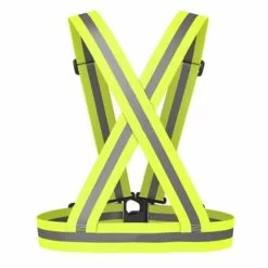 WOWOW Ceinture Jaune Réfléchissante Réglable Pour Piéton Ou Cycliste