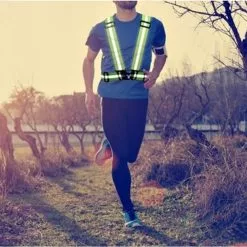 WOWOW Ceinture Jaune Réfléchissante Réglable Pour Piéton Ou Cycliste -Sonnettes et klaxons pour vélo Soldes ceinture jaune reflechissante reglable pour pieton ou cycliste 4