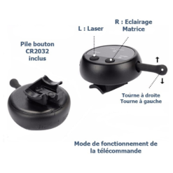 Vélo Original Clignotant Haute Luminosité Avec Télécommande Sans Fil Pour Vélo 10 Vélo Original Clignotant Haute Luminosité Avec Télécommande Sans Fil Pour Vélo -Sonnettes et klaxons pour vélo Soldes clignotant haute luminosite avec telecommande sans fil pour velo 4