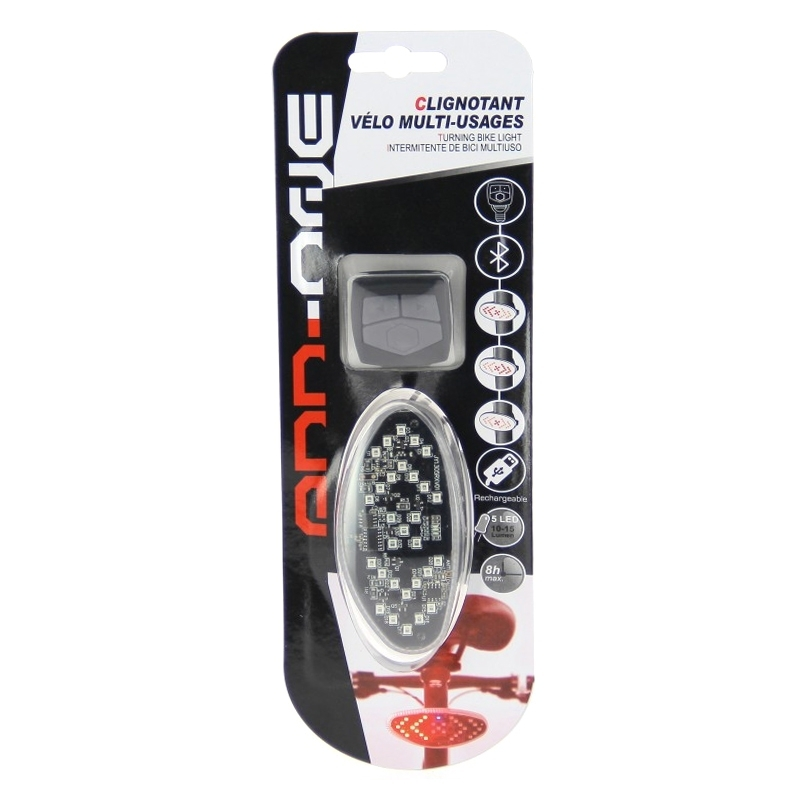 Add One Clignotant Pour Vélo Pour Indiquer Sa Direction Rechargeable USB 2 Add One Clignotant Pour Vélo Pour Indiquer Sa Direction Rechargeable USB – Image 2