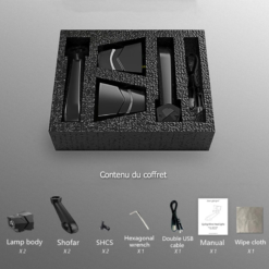 Vélo Original Clignotants à LED Avec Rétroviseurs Intégrés Pour Vélo -Sonnettes et klaxons pour vélo Soldes clignotants a led avec retroviseurs integres pour velo 2