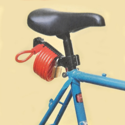 Vélo Original Clip Réflecteur Avec Support Antivol Sur Tube De Selle Vélo -Sonnettes et klaxons pour vélo Soldes clip reflecteur sur tube de selle velo 1 2