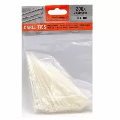 Silverline Collier De Serrage Nylon Noir Ou Blanc 100 X 2,5 Mm - Par 100 -Sonnettes et klaxons pour vélo Soldes collier de serrage nylon noir ou blanc 100 x 25 mm par 100 5