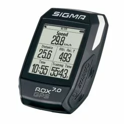 Compteur Sigma Rox 7.0 GPS Noir -Sonnettes et klaxons pour vélo Soldes compteur sigma rox 70 gps noir 2