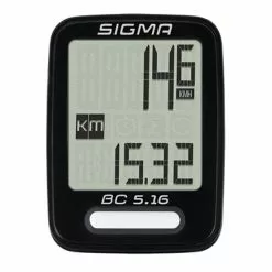 Compteur Vélo Filaire Sigma BC 5.16 5 Fonctions -Sonnettes et klaxons pour vélo Soldes compteur velo filaire sigma bc 516 5 fonctions 3