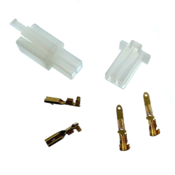 Vélo Original Connecteur Plastique 2 Fiches Male Et Femelle Avec Cosses