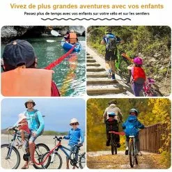 Corde De Traction Vélo Enfant Shotgun Tow Rope Sur Selle -Sonnettes et klaxons pour vélo Soldes corde de traction velo enfant shotgun tow rope sur selle 5