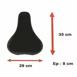 VENTURA Couvre Selle Vélo Protection Pluie Avec Sacoche Sur Rail -Sonnettes et klaxons pour vélo Soldes couvre selle velo protection pluie avec sacoche sur rail 2