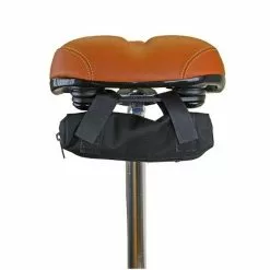 VENTURA Couvre Selle Vélo Protection Pluie Avec Sacoche Sur Rail