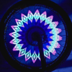 Funecobikes Eclairage 32 LED à Pile Sur Rayon De Roue Vélo -Sonnettes et klaxons pour vélo Soldes eclairage 32 led a pile sur rayon de roue velo 3