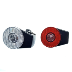 VENTURA Eclairage à Induction Avec Feu Avant Et Arrière Pour Vélo -Sonnettes et klaxons pour vélo Soldes eclairage a induction avec feu avant et arriere pour velo 2