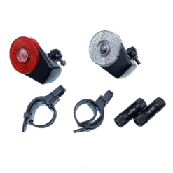 VENTURA Eclairage à Induction Avec Feu Avant Et Arrière Pour Vélo -Sonnettes et klaxons pour vélo Soldes eclairage a induction avec feu avant et arriere pour velo 4