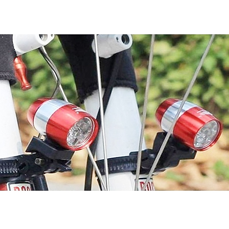 Vélo Original Eclairage Aluminium 6 LED étanche Pour Vélo 2 Vélo Original Eclairage Aluminium 6 LED étanche Pour Vélo – Image 2