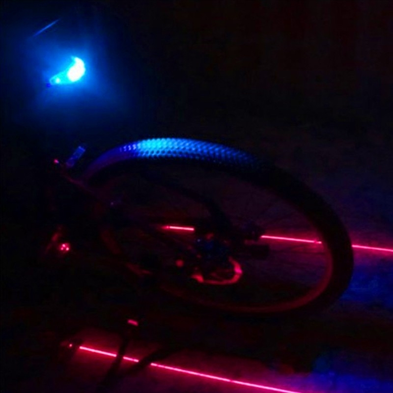 Funecobikes Eclairage Arrière Bleu Pour Vélo Avec Laser 3 Funecobikes Eclairage Arrière Bleu Pour Vélo Avec Laser – Image 3