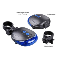 Funecobikes Eclairage Arrière Bleu Pour Vélo Avec Laser 11 Funecobikes Eclairage Arrière Bleu Pour Vélo Avec Laser -Sonnettes et klaxons pour vélo Soldes eclairage arriere bleu pour velo avec laser 5