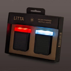 Eclairage Avant Et Arrière Solaire Pour Vélo LITTA 2 -Sonnettes et klaxons pour vélo Soldes eclairage avant et arriere solaire pour velo litta 2 1 5