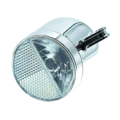 ATOO Eclairage Avant Rétro Chromé Sur Fourche De Vélo Néro -Sonnettes et klaxons pour vélo Soldes eclairage avant retro chrome sur fourche de velo nero 2